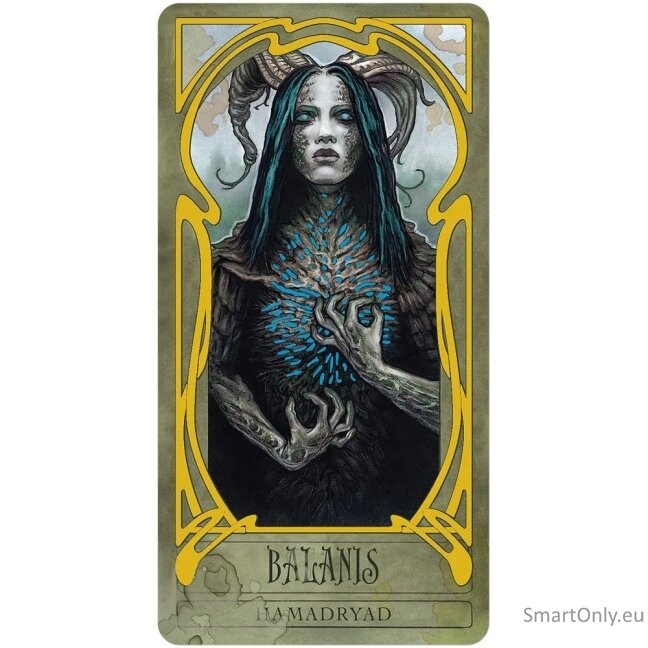 Lady Stirling's Wicked Garden orakulo kortų ir knygos rinkinys US Games Systems 1