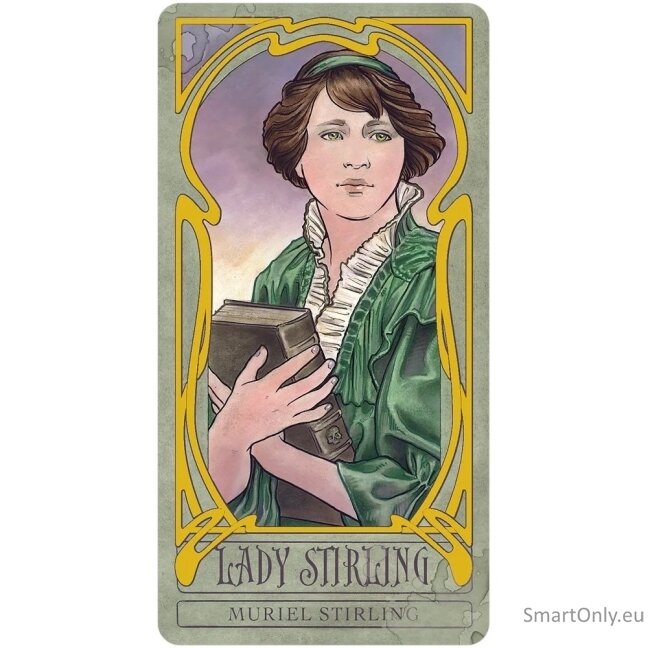 Lady Stirling's Wicked Garden orakulo kortų ir knygos rinkinys US Games Systems 6