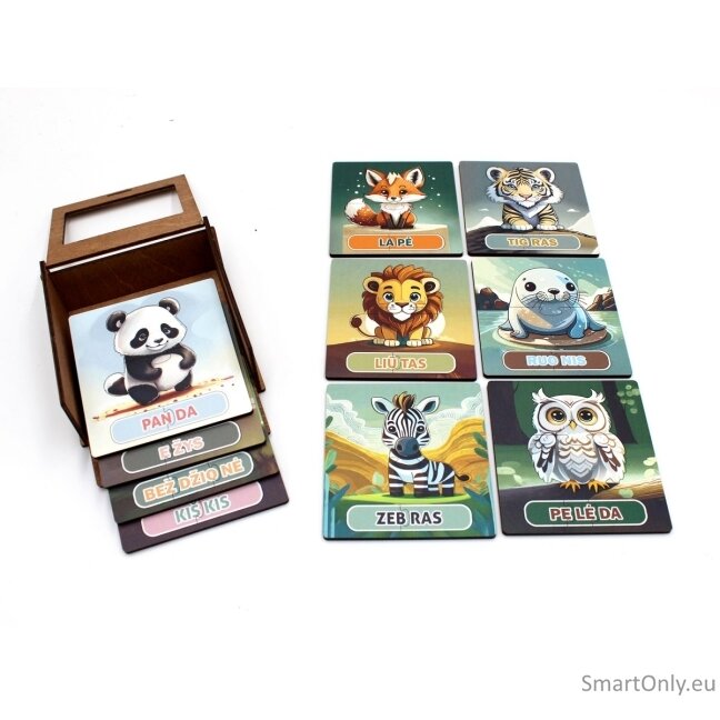 Lavinamoji Dėlionė Iš Medžio (Gyvūnų kolekcija nr. 1) (LT) Fantasy Puzzles 3 Lavinamoji Dėlionė Iš Medžio (Gyvūnų kolekcija nr. 1) (LT) Fantasy Puzzles 3