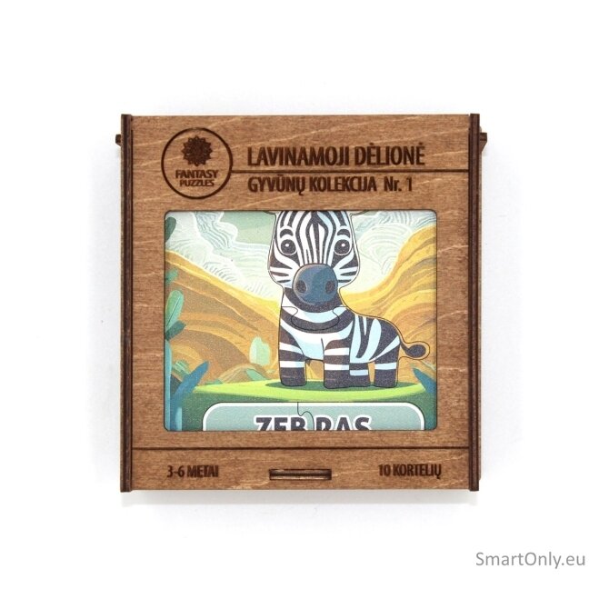 Lavinamoji Dėlionė Iš Medžio (Gyvūnų kolekcija nr. 1) (LT) Fantasy Puzzles 1 Lavinamoji Dėlionė Iš Medžio (Gyvūnų kolekcija nr. 1) (LT) Fantasy Puzzles 1
