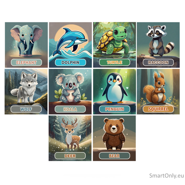 Lavinamoji Dėlionė Iš Medžio (Gyvūnų kolekcija nr. 2) (EN) Fantasy Puzzles 5 Lavinamoji Dėlionė Iš Medžio (Gyvūnų kolekcija nr. 2) (EN) Fantasy Puzzles 5