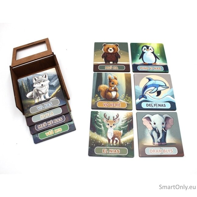 Lavinamoji Dėlionė Iš Medžio (Gyvūnų kolekcija nr. 2) (LT) Fantasy Puzzles 3 Lavinamoji Dėlionė Iš Medžio (Gyvūnų kolekcija nr. 2) (LT) Fantasy Puzzles 3