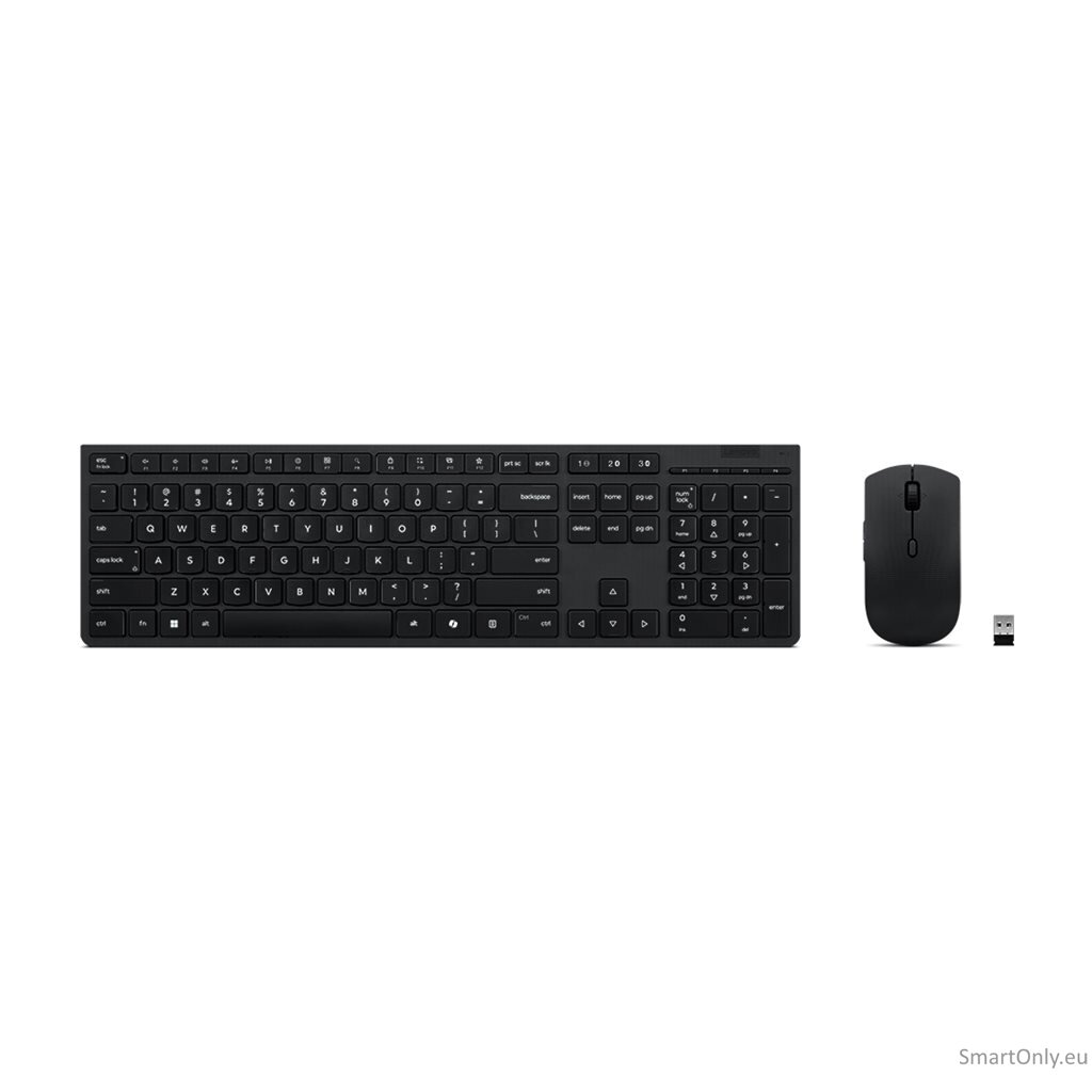 Lenovo Professional Wireless Rechargeable Combo Keyboard and Mouse | Keyboard and Mouse Set | Wireless | Mouse included | Bluetooth | Lithuanian | Rechargeable professional | Grey 7 Lenovo Professional Wireless Rechargeable Combo Keyboard and Mouse | Keyboard and Mouse Set | Wireless | Mouse included | Bluetooth | Lithuanian | Rechargeable professional | Grey 7