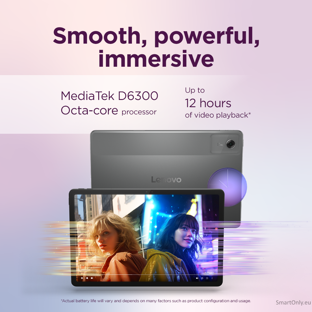 Lenovo Idea Tab 11 2.5K Mediatek Dimensity 6300/8GB/128GB/Android 15/Grey/LTE/2Y Warranty | Lenovo Tab (without power adapter) | Idea Tab TB336 | 11 " | Luna Grey | IPS | Soldered LPDDR4x pixels | MediaTek Dimensity 6300 | 8 GB | Soldered LPDDR4x | 128 GB 12 Lenovo Idea Tab 11 2.5K Mediatek Dimensity 6300/8GB/128GB/Android 15/Grey/LTE/2Y Warranty | Lenovo Tab (without power adapter) | Idea Tab TB336 | 11 " | Luna Grey | IPS | Soldered LPDDR4x pixels | MediaTek Dimensity 6300 | 8 GB | Soldered LPDDR4x | 128 GB 12