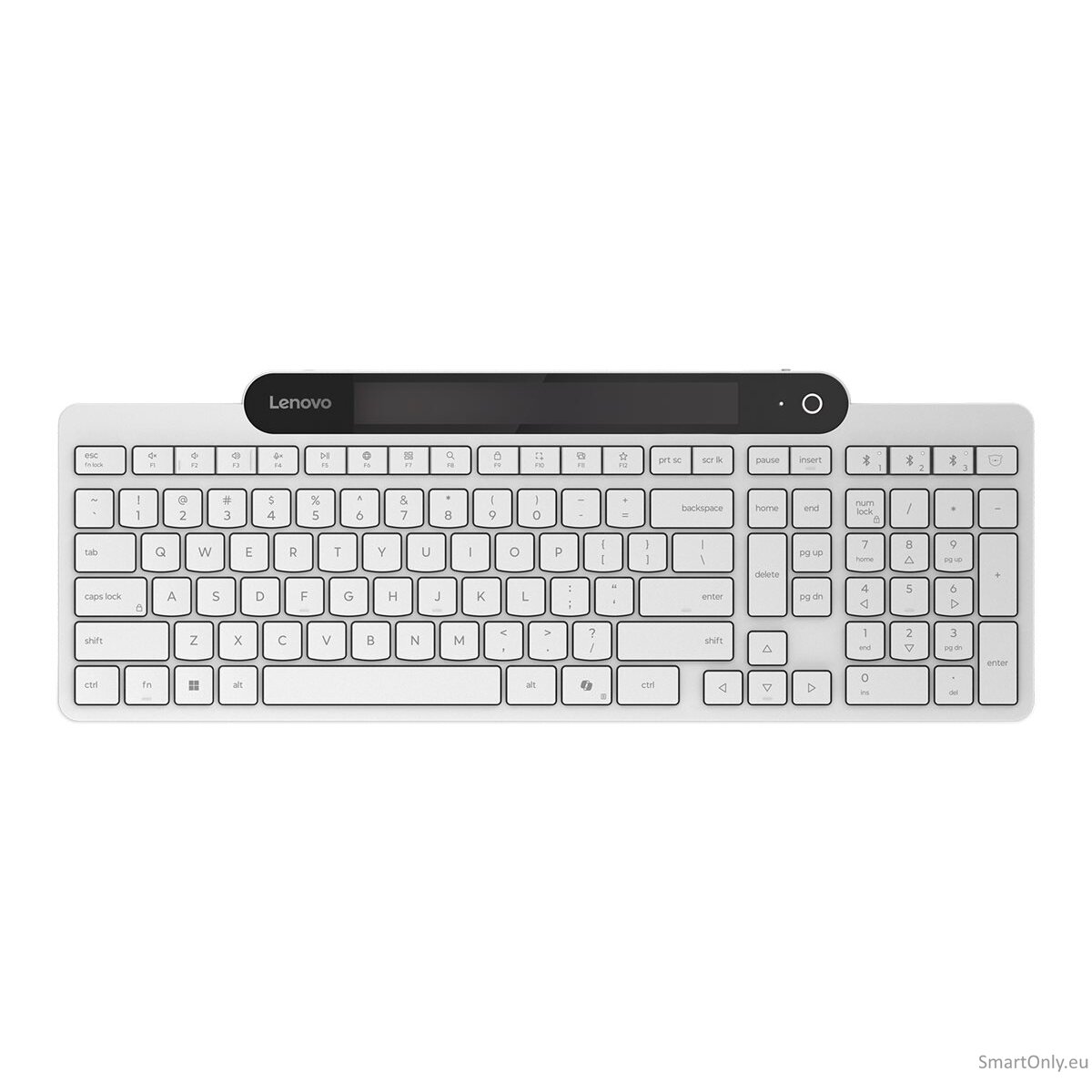 Lenovo 800 Self-Charging Bluetooth Keyboard-US English | Keyboard | Bluetooth | US English | White 5