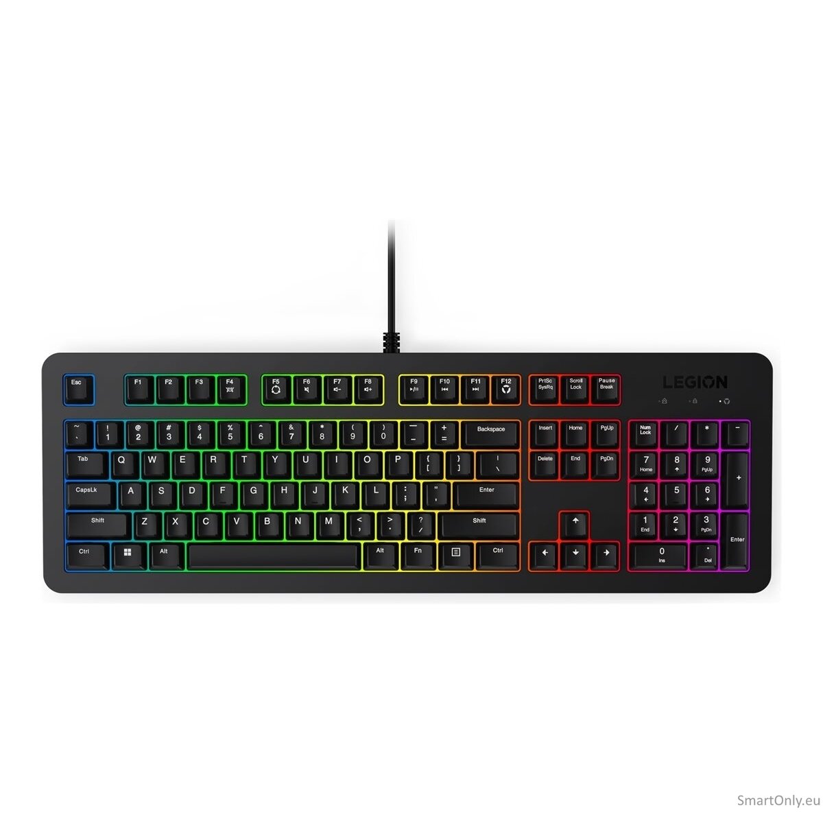 Lenovo Gaming Keyboard | Legion K310 RGB | Keyboard | Wired | US English | Membrane | Black Lenovo Gaming Keyboard | Legion K310 RGB | Keyboard | Wired | US English | Membrane | Black