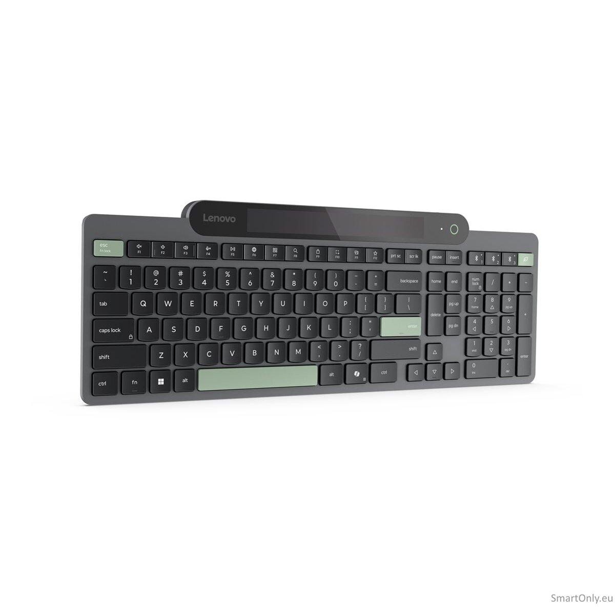 Lenovo Self-Charging Bluetooth Keyboard | Keyboard | Bluetooth | US Euro | Black 5 Lenovo Self-Charging Bluetooth Keyboard | Keyboard | Bluetooth | US Euro | Black 5
