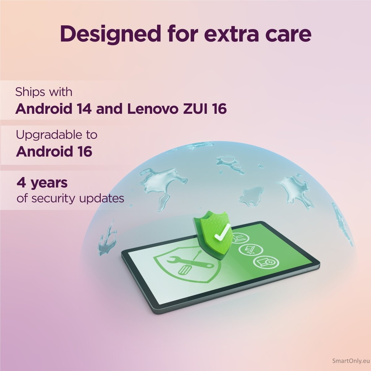 Lenovo Tab 10.1 WUXGA Touch MediaTek Helio G85/4GB/64GB/Arm Mali-G52/Android 14/Grey/2Y Warranty | Lenovo 12