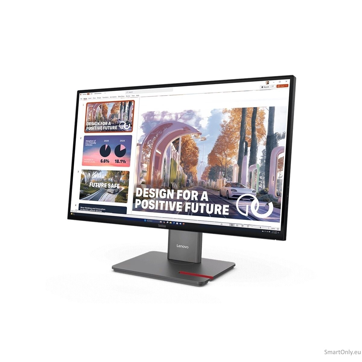 Lenovo | ThinkVision E27Q-40 | 27 " | IPS | QHD | 16:9 | 100 Hz | 4 ms | 2560 x 1440 pixels | 350 cd/m² | HDMI ports quantity 2 | Black 1