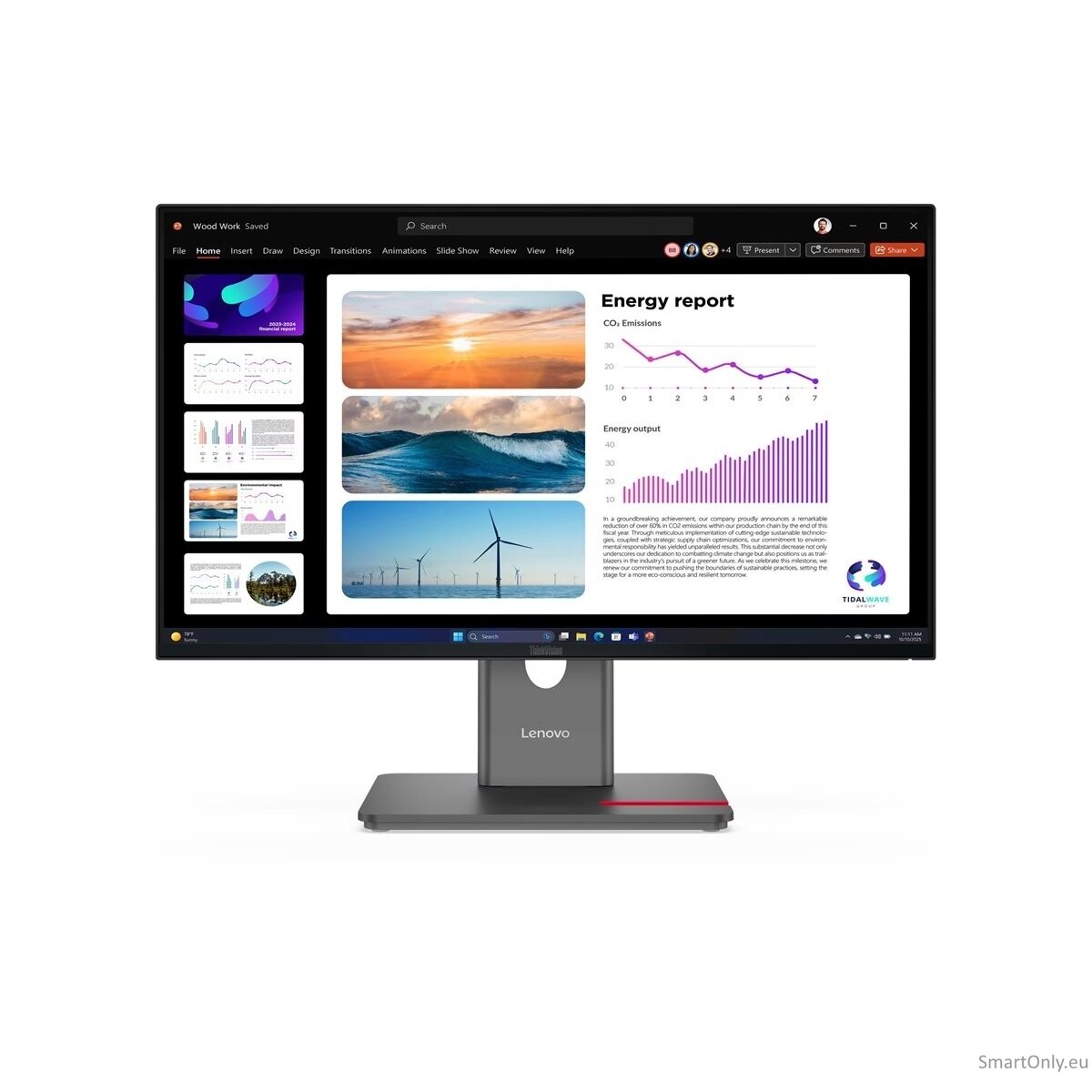 Lenovo | ThinkVision P24q-40 | 23.8 " | IPS | 16:9 | 120 Hz | 4 ms | 2560 x 1440 pixels | 300 cd/m² | HDMI ports quantity 1 | Raven Black | Warranty 36 month(s) 3