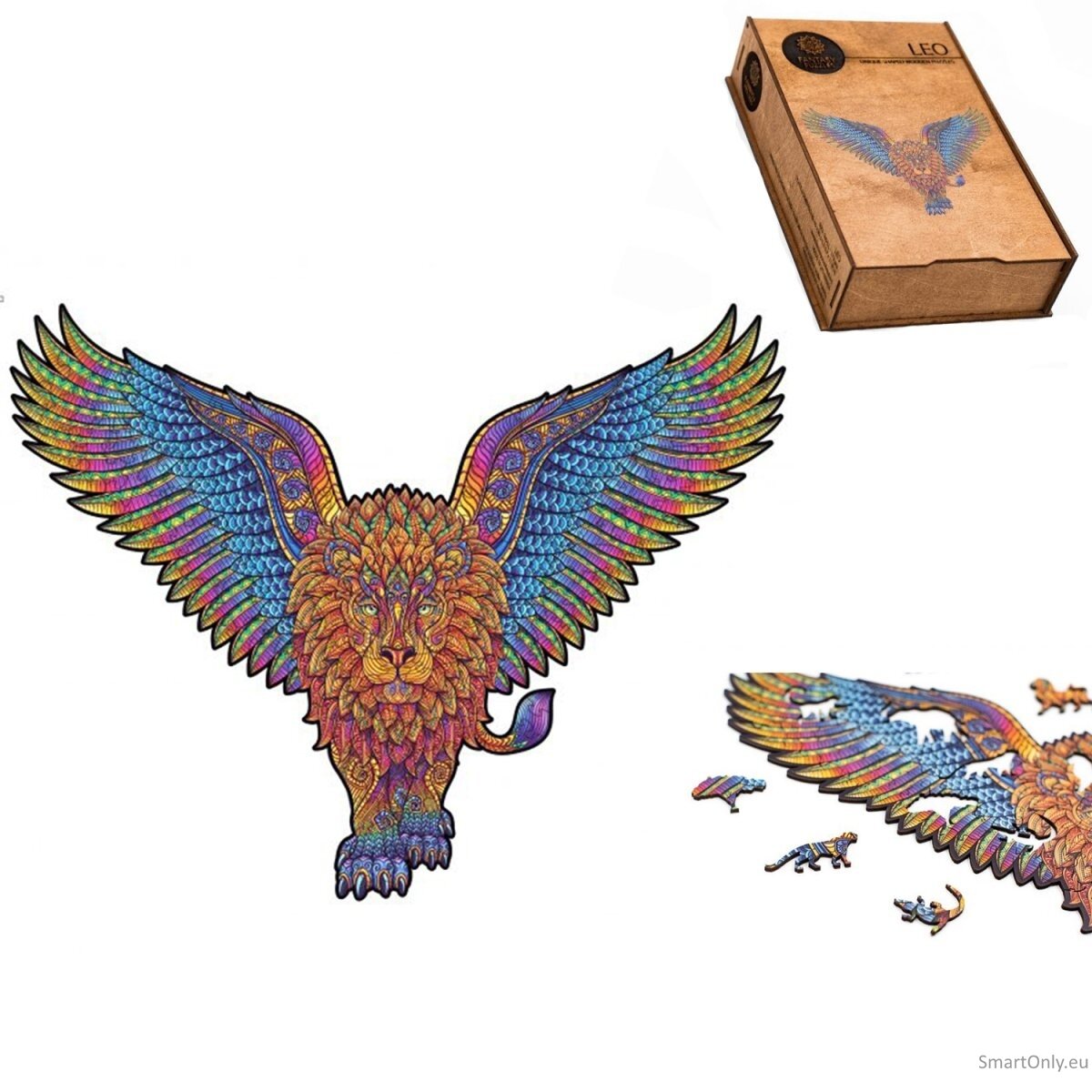 Leo Dėlionė Iš Medžio L Dydis (300 detalių) Fantasy Puzzles