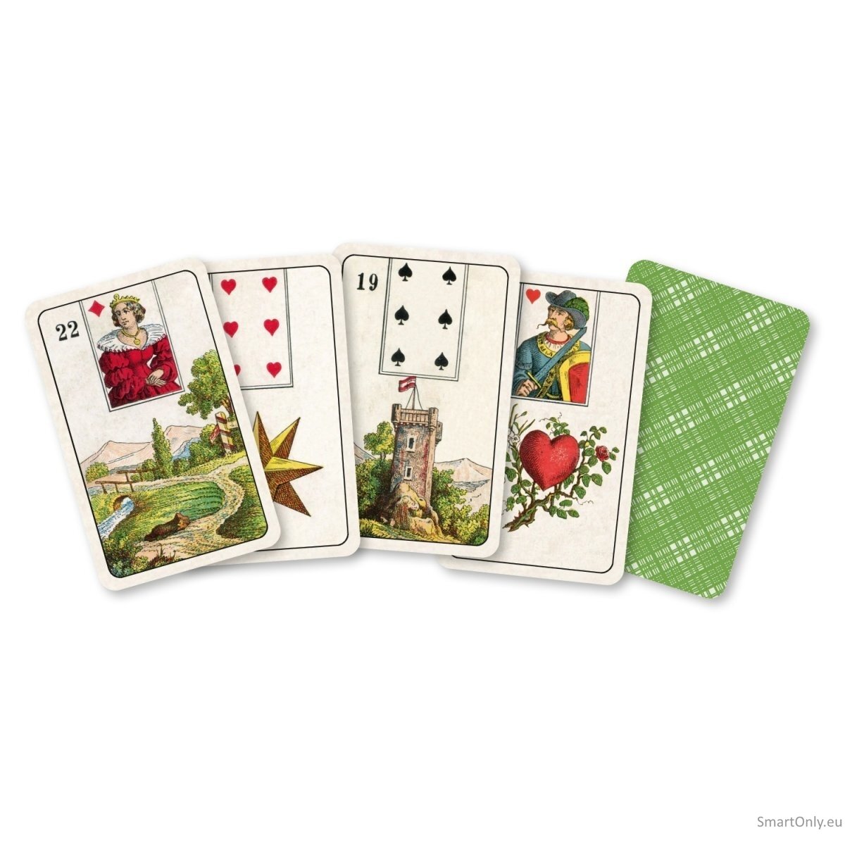 Les Mini-jeux rinkinys - Tarot A.E. Waite & Petit Lenormand (Prancūzų k.) Cartamundi Cartomancie Dusserre 1 Les Mini-jeux rinkinys - Tarot A.E. Waite & Petit Lenormand (Prancūzų k.) Cartamundi Cartomancie Dusserre 1