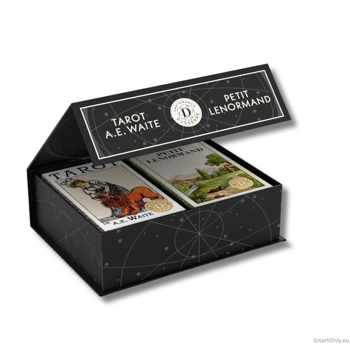 Les Mini-jeux rinkinys - Tarot A.E. Waite & Petit Lenormand (Prancūzų k.) Cartamundi Cartomancie Dusserre 7 Les Mini-jeux rinkinys - Tarot A.E. Waite & Petit Lenormand (Prancūzų k.) Cartamundi Cartomancie Dusserre 7
