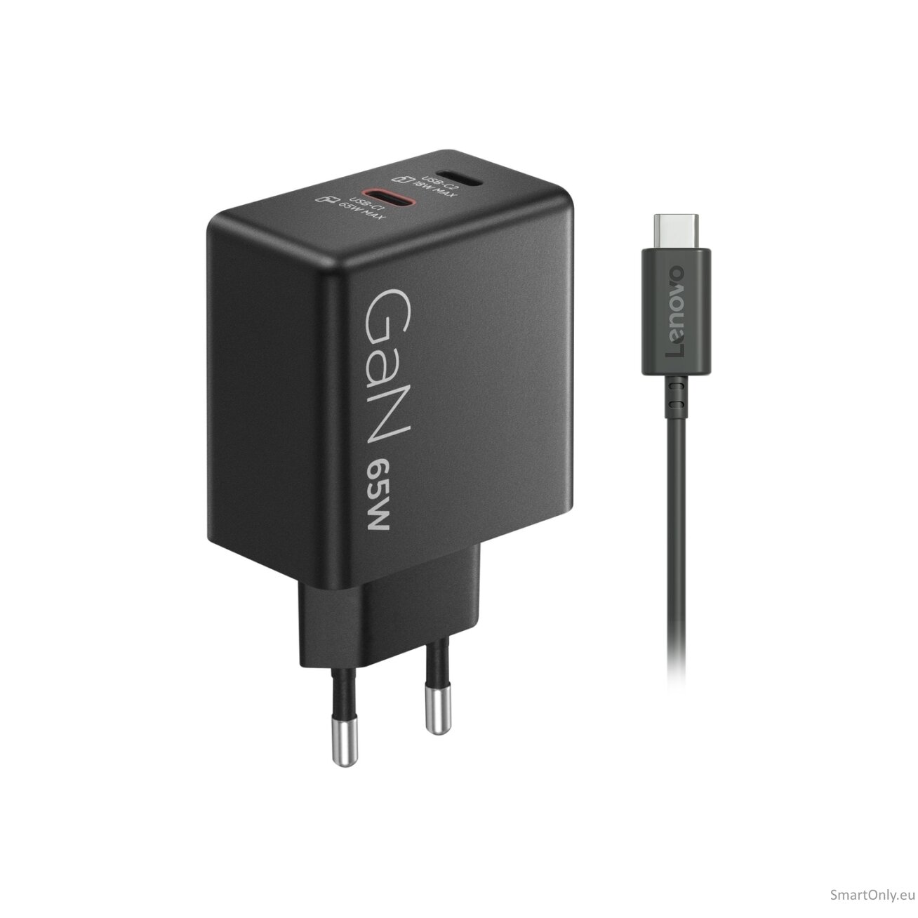 Lenovo Dual USB-C 65W GaN Charger - EU | USB-C | Charger 2