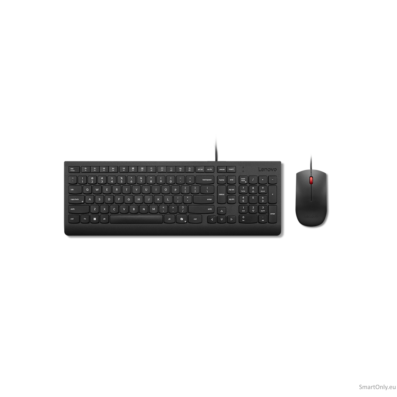Lenovo Essential Wired Combo Keyboard and Mouse | Keyboard and Mouse Set | Wired | Mouse included | Lithuanian | Black