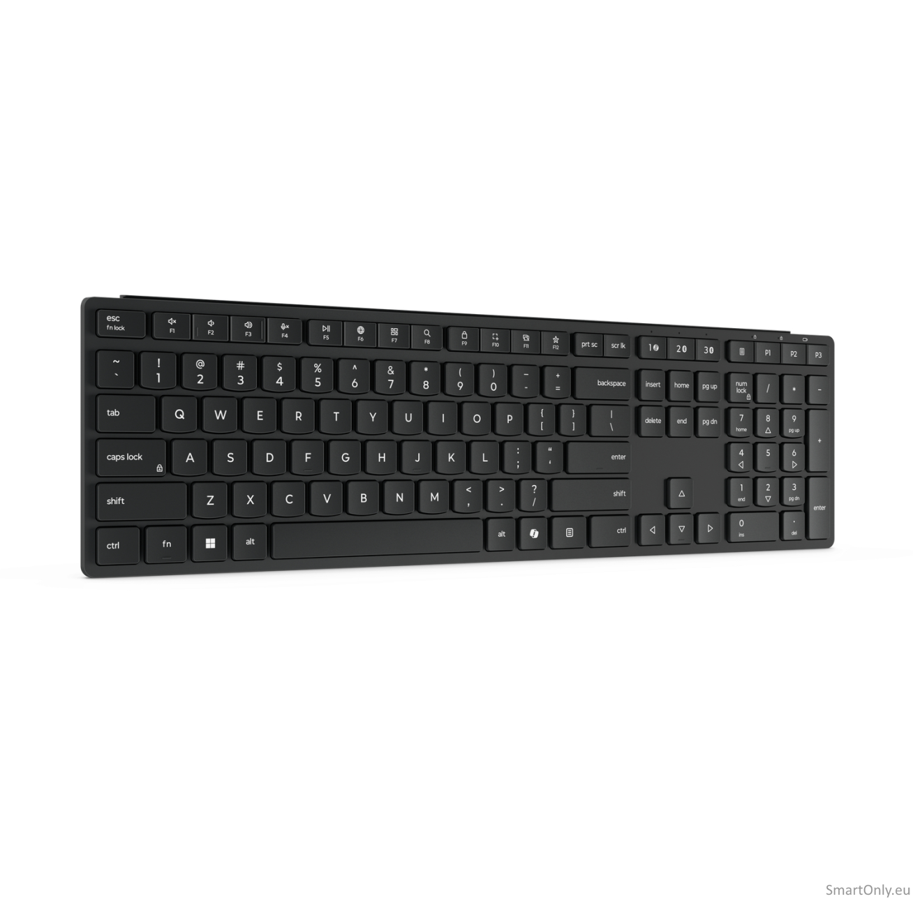 Lenovo Multi-Mode Pro Keyboard 6000 | Keyboard | Wireless | Nordic | Bluetooth | Wireless connection | Eclipse Black 4