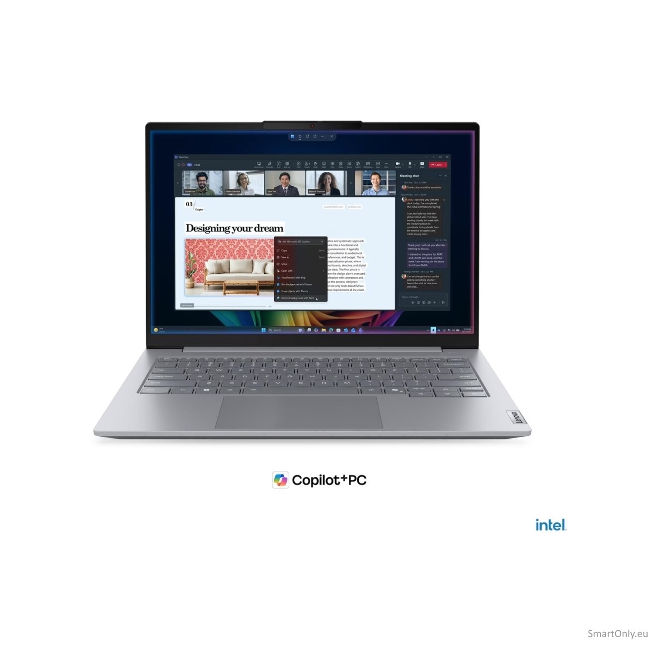 Lenovo ThinkBook 14 Gen 9 14 WUXGA ULT5-325/16GB/512GB/Intel Graphics/WIN11 Pro/ENG Backlit kbd/Arctic Grey/FP/2Y Warranty 1
