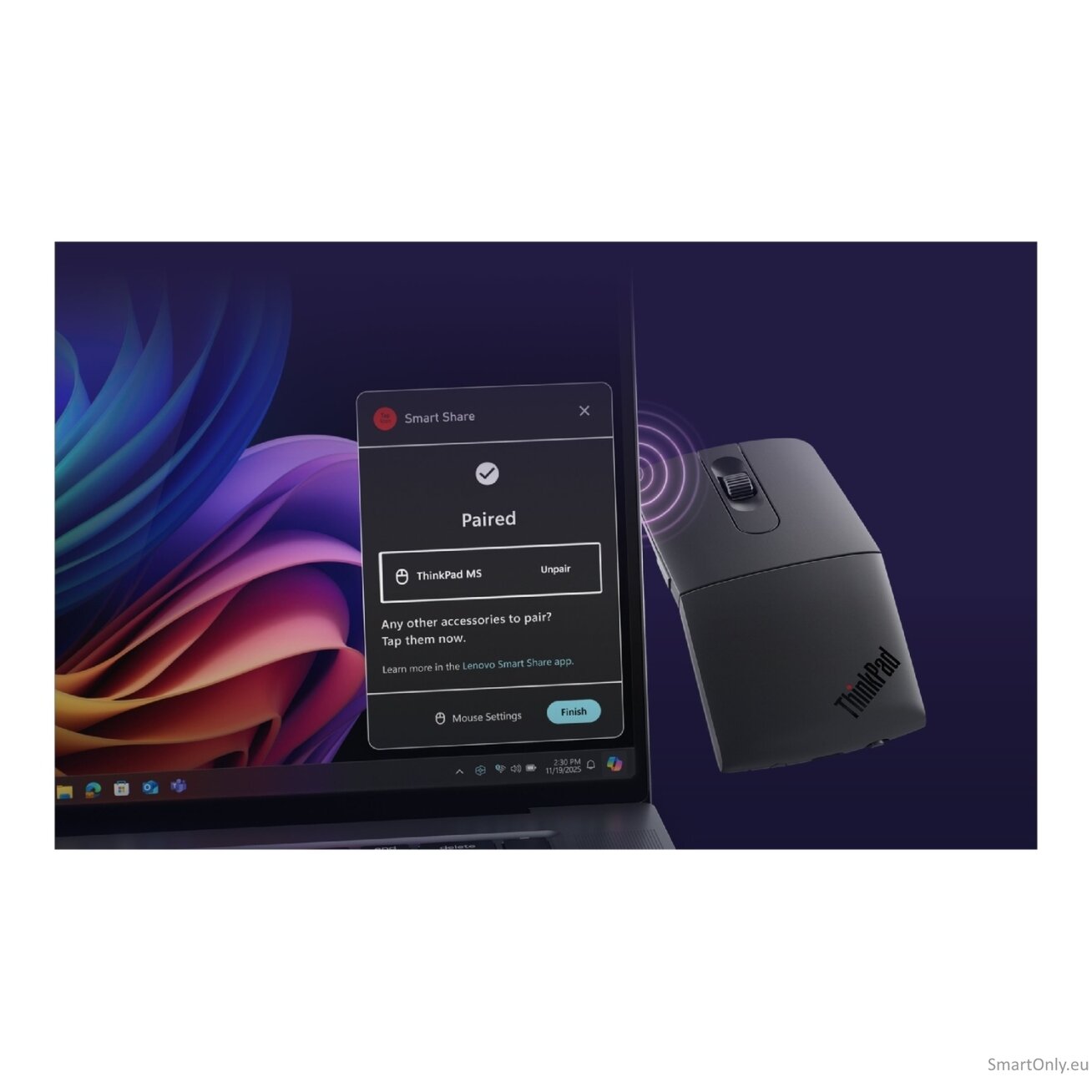 Lenovo ThinkPad Bluetooth Presenter Mouse (Aura Edition) | Wireless | Bluetooth | Thunder Grey 12 Lenovo ThinkPad Bluetooth Presenter Mouse (Aura Edition) | Wireless | Bluetooth | Thunder Grey 12