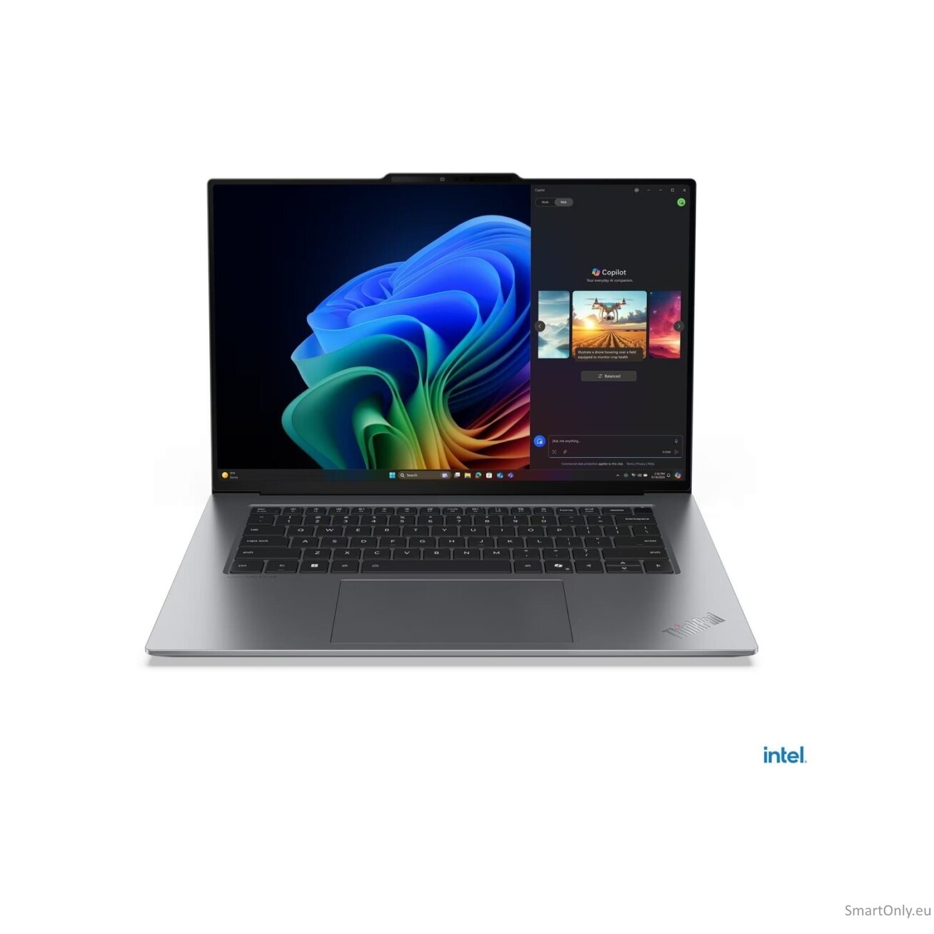 Lenovo ThinkPad X9-15 G1 Aura Edition | Grey | 15.3 " | OLED | 2.8K | 2880 x 1800 pixels | Intel Core Ultra 5 | 228V | 32 GB | Soldered LPDDR5x | Solid-state drive capacity 512 GB | Intel Arc Graphics 130V | Windows 11 Pro | 802.11be | Bluetooth version 5 13