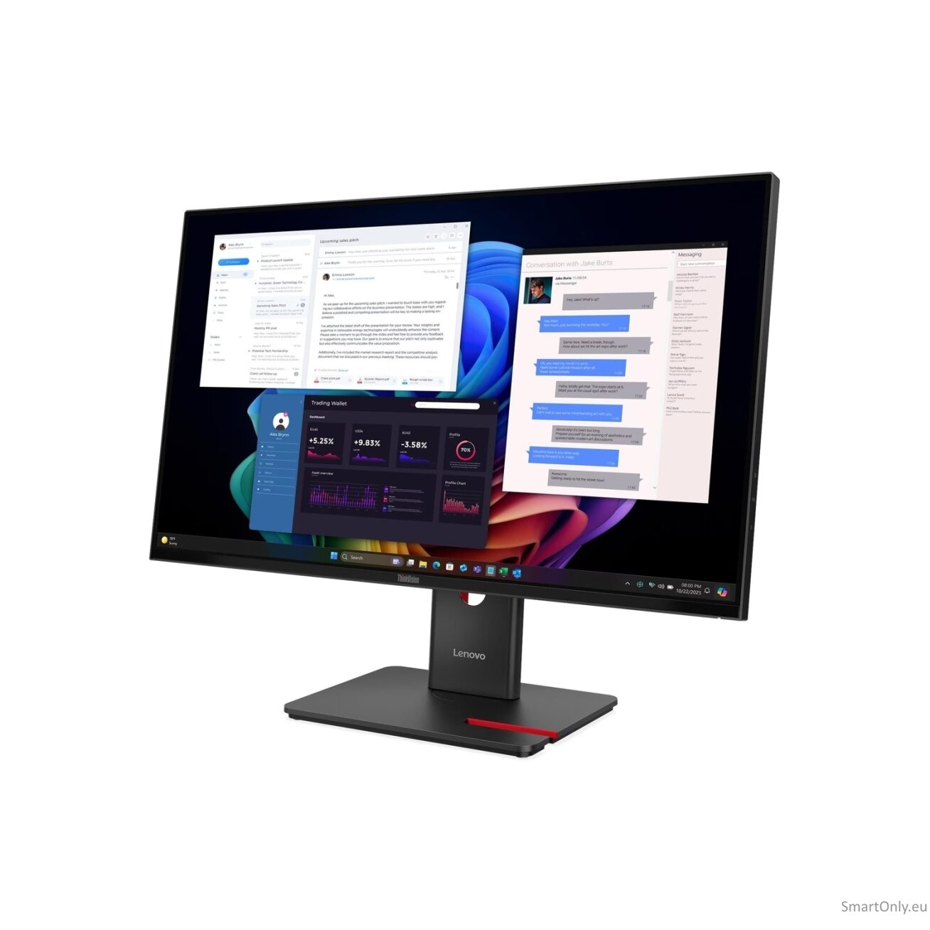 Lenovo | ThinkVision T27UD-40 | 27 " | IPS | 16:9 | 60 Hz | 4 ms | 3840 x 2160 pixels | 350 cd/m² | HDMI ports quantity 1 | Eclipse Black | Warranty 36 month(s) 1
