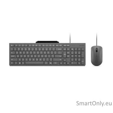 Lenovo 310 USB-A Wired Combo US English | Keyboard and Mouse Set | Wired | Mouse included | US English | Luna Grey Lenovo 310 USB-A Wired Combo US English | Keyboard and Mouse Set | Wired | Mouse included | US English | Luna Grey