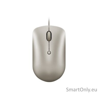 Lenovo 540 USB-C Wired Compact Mouse (Sand) Lenovo
