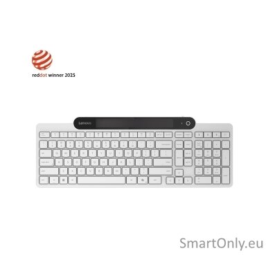 Lenovo 800 Self-Charging Bluetooth Keyboard-US English | Keyboard | Bluetooth | US English | White