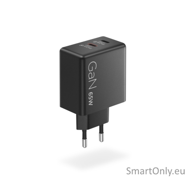 Lenovo Dual USB-C 65W GaN Charger | USB-C | 65 W | Charger