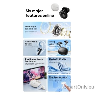 Lenovo EA210 TWS belaidės ausinės White Lenovo EA210 TWS belaidės ausinės White