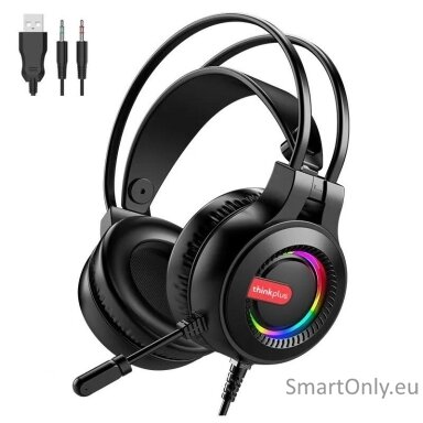 LENOVO G80A USB Gaming RGB ausinės Black LENOVO G80A USB Gaming RGB ausinės Black