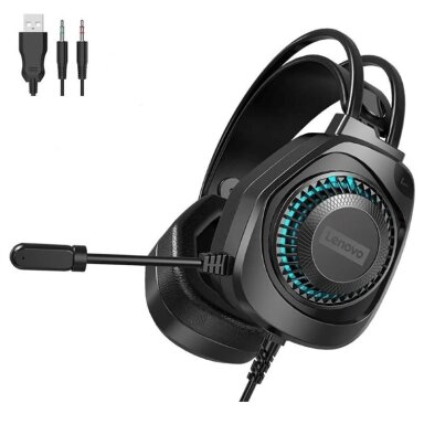 LENOVO G81A Gaming RGB ausinės Black LENOVO G81A Gaming RGB ausinės Black