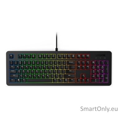 Lenovo Gaming Keyboard | Legion K310 RGB | Keyboard | Wired | US English | Membrane | Black