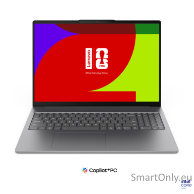 Lenovo IdeaPad Slim 5 16IPH11 Intel | Luna Grey | 16 " | OLED | 2.8K | 2880 x 1800 pixels | Glossy | Intel Core Ultra 7 | 356H | 32 (2x16GB) GB | SODIMM DDR5 | Solid-state drive capacity 1000 GB | Intel Graphics | Windows 11 Home | 802.11be | Bluetooth ve