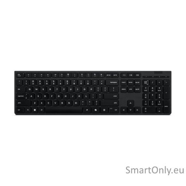 Lenovo | Professional Rechargeable | Keyboard | Wireless | Bluetooth | US | Grey