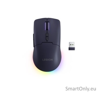 Lenovo RGB Gaming Mouse | Legion M220 | Wireless | 2.4 GHz, Bluetooth, Wired | Nebula Purple