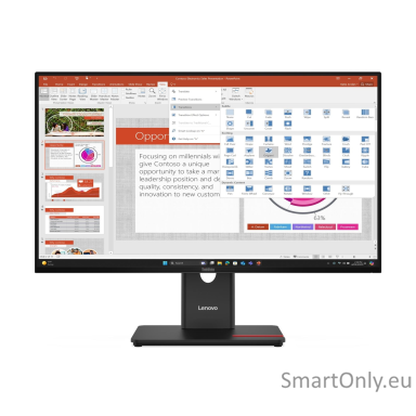 Lenovo | T27-40 | 27 " | IPS | 16:9 | 120 Hz | 6 ms | 1920 x 1080 pixels | 300 cd/m² | HDMI ports quantity 1 | Black | Warranty 36 month(s) Lenovo | T27-40 | 27 " | IPS | 16:9 | 120 Hz | 6 ms | 1920 x 1080 pixels | 300 cd/m² | HDMI ports quantity 1 | Black | Warranty 36 month(s)