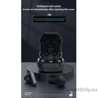 Lenovo TG132 TWS belaidės ausinės Black Lenovo TG132 TWS belaidės ausinės Black