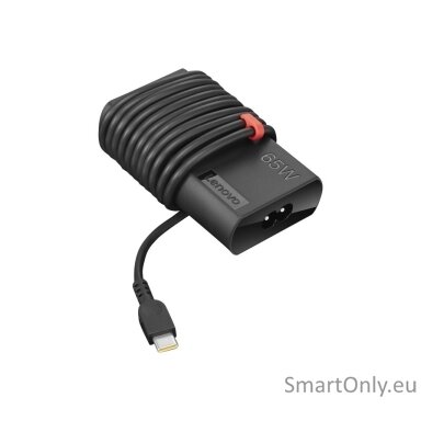 Lenovo | ThinkPad | 65W Slim | The ThinkPad 65W Slim AC Adapter – USB Type-C is the new adapter designed with slimmer size and cable management. It is your perfect replacement or spare power adapter for your ThinkPad notebooks. | USB Type-C | AC Adapter