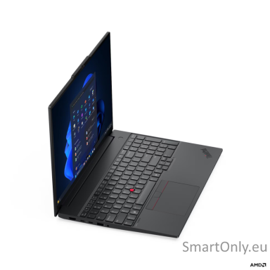 Lenovo ThinkPad E16 G4 AMD | Black | 16 " | IPS | WUXGA | 1920 x 1200 pixels | Anti-glare | AMD Ryzen AI 5 | 330 | 16 GB | SODIMM DDR5 | Solid-state drive capacity 512 GB | AMD Radeon 820M Graphics | Windows 11 Pro | 802.11be | Bluetooth version 5.4 | Key