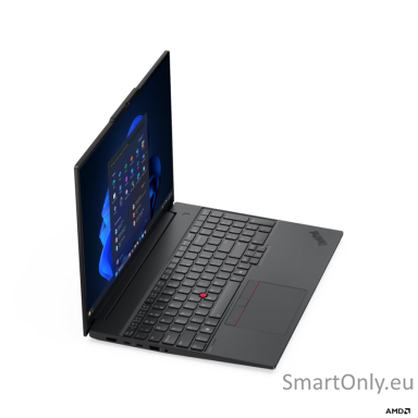 Lenovo ThinkPad E16 G4 AMD | Black | 16 " | IPS | WUXGA | 1920 x 1200 pixels | Anti-glare | AMD Ryzen AI 5 | 330 | 16 GB | SODIMM DDR5 | Solid-state drive capacity 512 GB | AMD Radeon 820M Graphics | Windows 11 Pro | 802.11be | Bluetooth version 5.4 | Key
