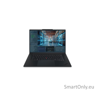 Lenovo ThinkPad P1 G9 Intel | Black | 16 " | IPS | WUXGA | 1920 x 1200 pixels | Anti-glare | Intel Core Ultra 7 | 356H | 64 GB | LPCAMM2 LPDDR5X | Solid-state drive capacity 1000 GB | NVIDIA RTX PRO 2000 Blackwell Generation | GDDR7 | 8 GB | Windows 11 Pr