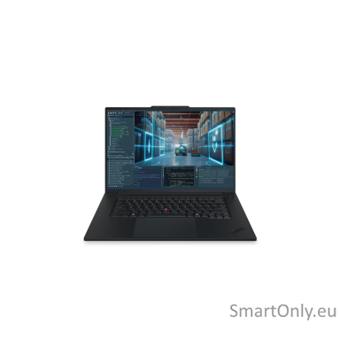 Lenovo ThinkPad P1 G9 Intel | Black | 16 " | IPS | WUXGA | 1920 x 1200 pixels | Anti-glare | Intel Core Ultra X7 | 368H | 32 GB | LPCAMM2 LPDDR5X | Solid-state drive capacity 1000 GB | Intel Arc B390 GPU | Windows 11 Pro | Bluetooth version 5.4 | 802.11be