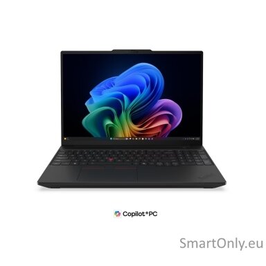 Lenovo ThinkPad T16 G5 Intel | Black | 16 " | IPS | WUXGA | 1920 x 1200 pixels | Anti-glare | Intel Core Ultra 7 | 355 | 32 GB | LPCAMM2 LPDDR5X | Solid-state drive capacity 512 GB | Intel Graphics | Windows 11 Pro | 802.11be | Bluetooth version 5.4 | 5G