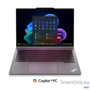 Lenovo ThinkPad X1 2-in-1 G11 Intel | Grey | 14 " | OLED | Touchscreen | 2.8K | 2880 x 1800 pixels | Intel Core Ultra X7 | 368H | 64 GB | Soldered LPDDR5X | Solid-state drive capacity 1000 GB | Intel Arc B390 GPU | Windows 11 Pro | 802.11be | Bluetooth ve