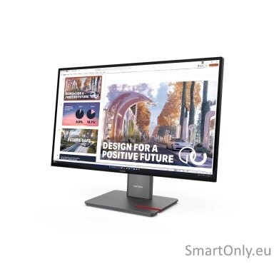 Lenovo | ThinkVision E27Q-40 | 27 " | IPS | QHD | 16:9 | 100 Hz | 4 ms | 2560 x 1440 pixels | 350 cd/m² | HDMI ports quantity 2 | Black