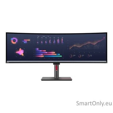 Lenovo | ThinkVision | P49w-30 | 49 " | IPS | 32:9 | 60 Hz | 4 ms | 5120 x 1440 | 350 cd/m² | HDMI ports quantity 2 | Black | Warranty 36 month(s)