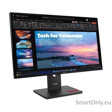 Lenovo | ThinkVision | T27QD-40 | 27 " | IPS | 16:9 | 120 Hz | 4 ms | 2560 x 1440 pixels | 350 cd/m² | HDMI ports quantity 1 | Eclipse black | Warranty 36 month(s)