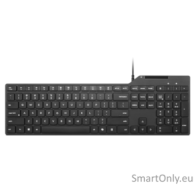 Lenovo USB-A Wired Smartcard Keyboard 5000 | Keyboard | Wired | Estonian | Plunger Type Switch | Black | Brown Box Lenovo USB-A Wired Smartcard Keyboard 5000 | Keyboard | Wired | Estonian | Plunger Type Switch | Black | Brown Box