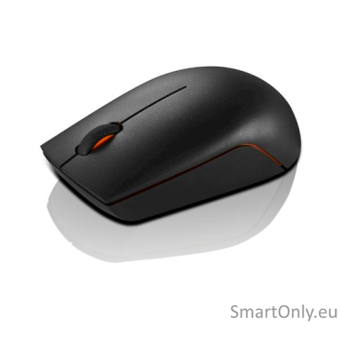 Lenovo Wireless Compact Mouse 300 2.4 GHz Wireless via Nano USB Optical Mouse 1 year(s) Black Lenovo Wireless Compact Mouse 300 2.4 GHz Wireless via Nano USB Optical Mouse 1 year(s) Black