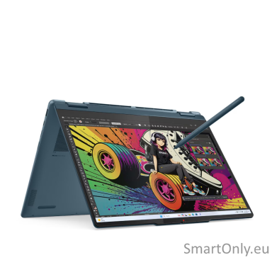 Lenovo- Yoga 7 2-in-1 14AKP10 AMD | Tidal Teal | 14 " | OLED | Touchscreen | WUXGA | 1920 x 1200 pixels | Glossy | AMD Ryzen AI 5 | 340 | 16 GB | Soldered LPDDR5 | Solid-state drive capacity 512 GB | AMD Radeon 840M Graphics | Windows 11 Home | 802.11be | Lenovo- Yoga 7 2-in-1 14AKP10 AMD | Tidal Teal | 14 " | OLED | Touchscreen | WUXGA | 1920 x 1200 pixels | Glossy | AMD Ryzen AI 5 | 340 | 16 GB | Soldered LPDDR5 | Solid-state drive capacity 512 GB | AMD Radeon 840M Graphics | Windows 11 Home | 802.11be |